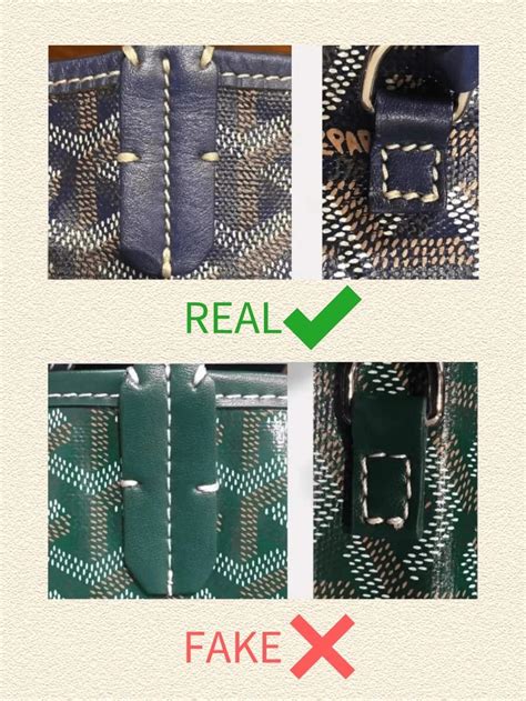 how to spot a fake goyard pouch|authentic goyard bags online.